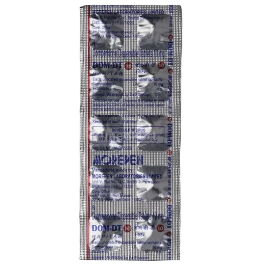 dom dt 10mg tablet 10's